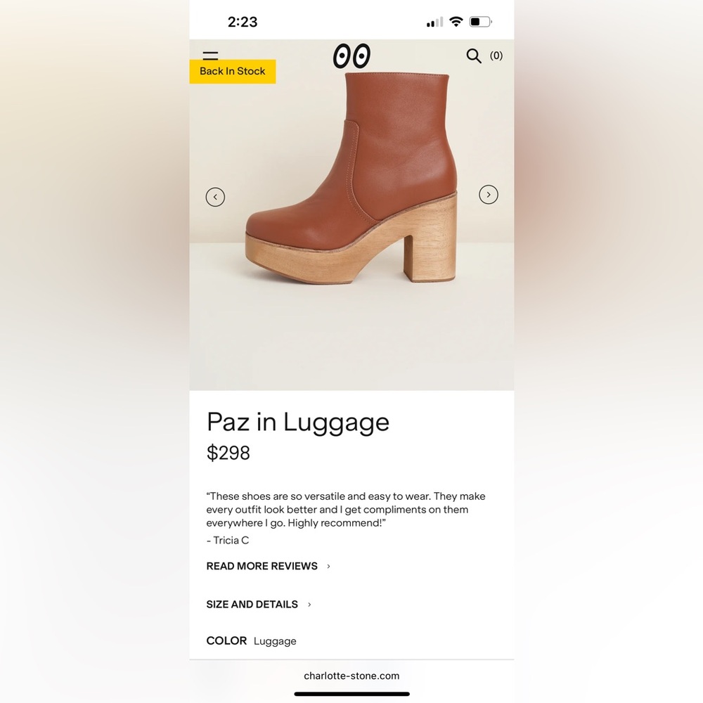 Charlotte Stone Paz Boots